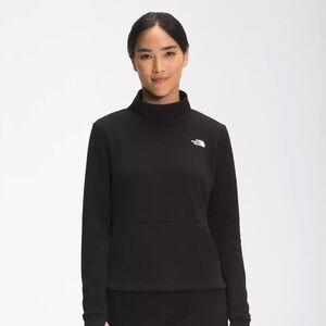 The North Face City Standard Double-Knit Funnel Neck Sweatshirt, L | Black